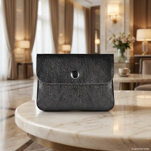 Italian Genuine Metallic Suede Wallet | Assisi