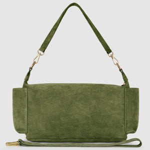 Italian Genuine Suede Shoulder Bag | Sondrio