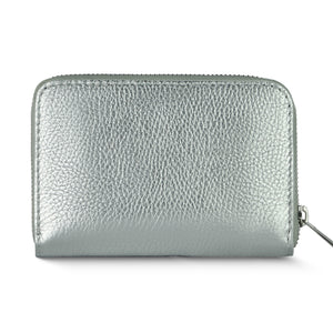 Italian Metallic Full-Grain Leather Wallet | Ancona