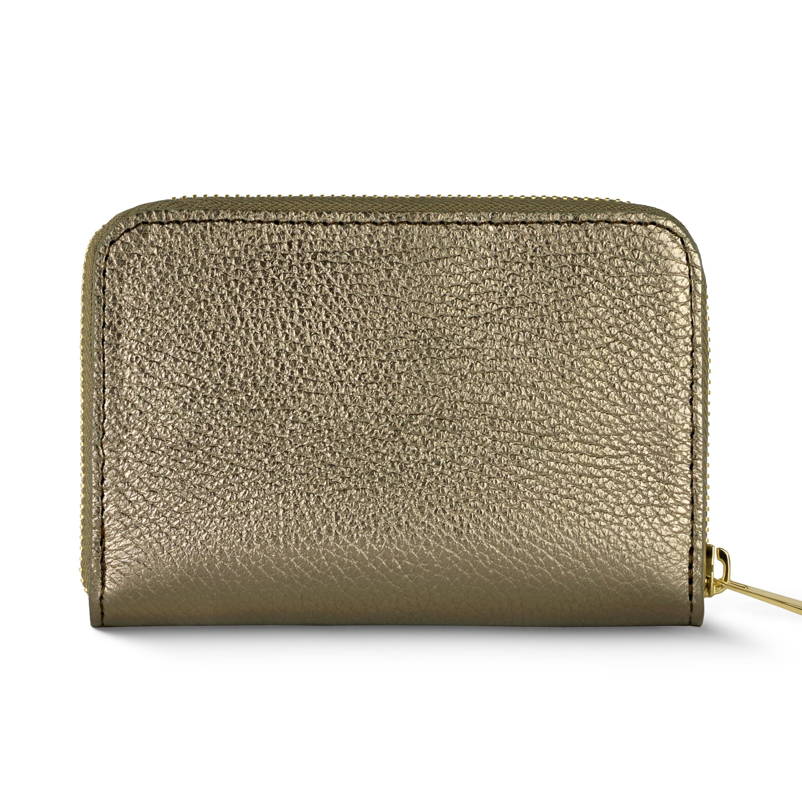 Italian Metallic Full-Grain Leather Wallet | Ancona