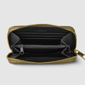 Italian Metallic Full-Grain Leather Wallet | Ancona