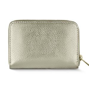 Italian Metallic Full-Grain Leather Wallet | Ancona