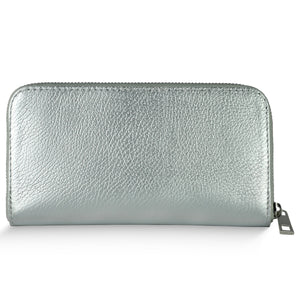 Italian Metallic Full-Grain Leather Wallet | Udine