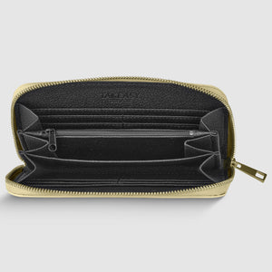 Italian Metallic Full-Grain Leather Wallet | Udine