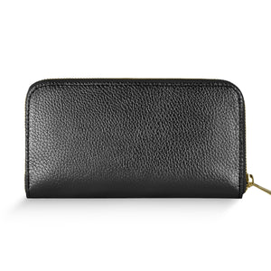 Italian Metallic Full-Grain Leather Wallet | Udine