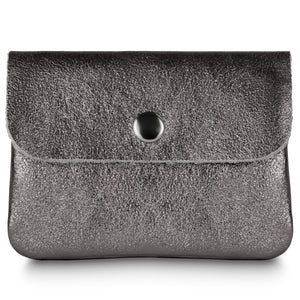 Italian Genuine Metallic Suede Wallet | Assisi