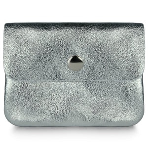 Italian Genuine Metallic Suede Wallet | Assisi