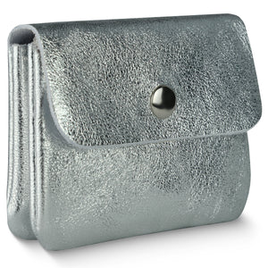 Italian Genuine Metallic Suede Wallet | Assisi