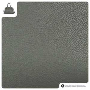 Italian Genuine Suede & Full-Grain Leather Top-Handle Bag | Forlì