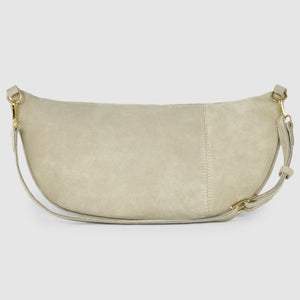 Italian Genuine Suede Crossbody Bag | Genova