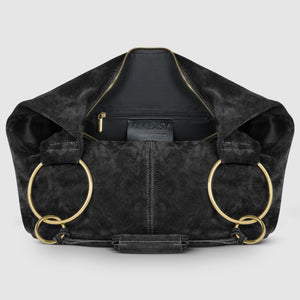 Italian Genuine Suede Hobo Bag | Belluno