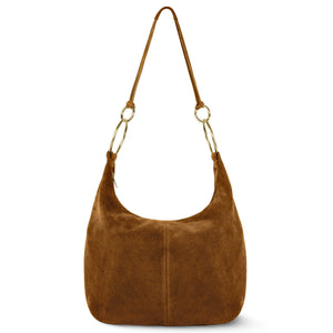 Italian Genuine Suede Hobo Bag | Belluno