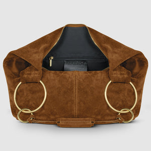 Italian Genuine Suede Hobo Bag | Belluno