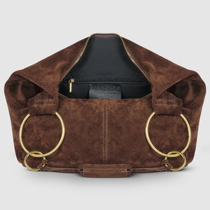 Italian Genuine Suede Hobo Bag | Belluno