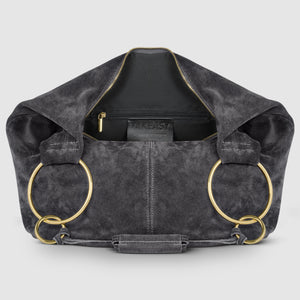 Italian Genuine Suede Hobo Bag | Belluno