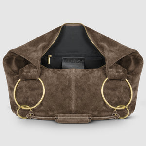 Italian Genuine Suede Hobo Bag | Belluno