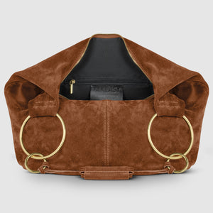 Italian Genuine Suede Hobo Bag | Belluno