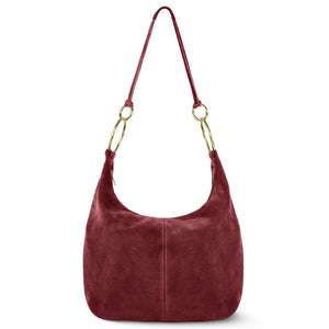 Italian Genuine Suede Hobo Bag | Belluno