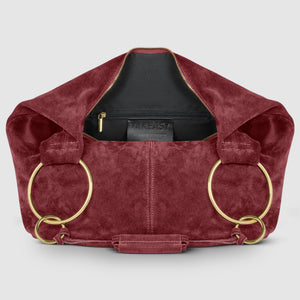 Italian Genuine Suede Hobo Bag | Belluno