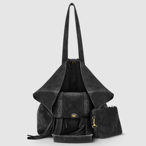 Italian Genuine Suede Tote Bag | Como