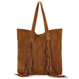 Italian Genuine Suede Tote Bag | Como