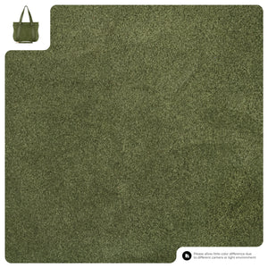 Italian Genuine Suede & Full-Grain Leather Tote Bag | Varese