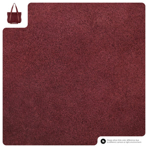 Italian Genuine Suede & Full-Grain Leather Tote Bag | Varese