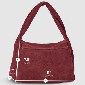 Italian Genuine Suede Top-Handle Bag | Ravenna