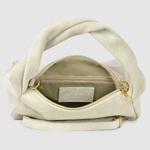 Italian Genuine Suede Top-Handle Bag | Ravenna