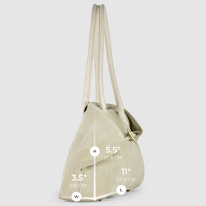 Italian Genuine Suede & Full-Grain Leather Tote Bag | Bologna
