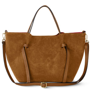 Italian Genuine Suede Tote Bag | Rovigo