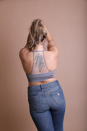 Tattoo Back Bralette Bralette Leto Collection 