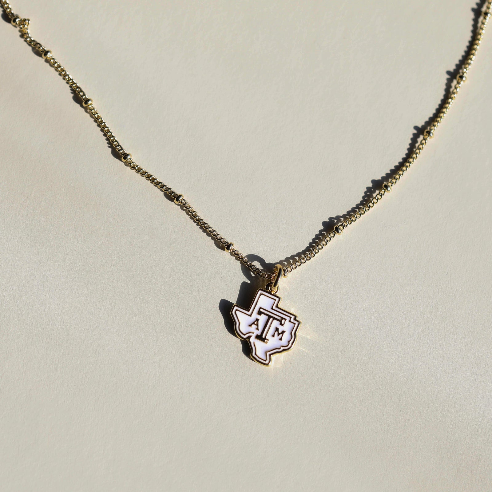 Texas A&M University Charm Necklace