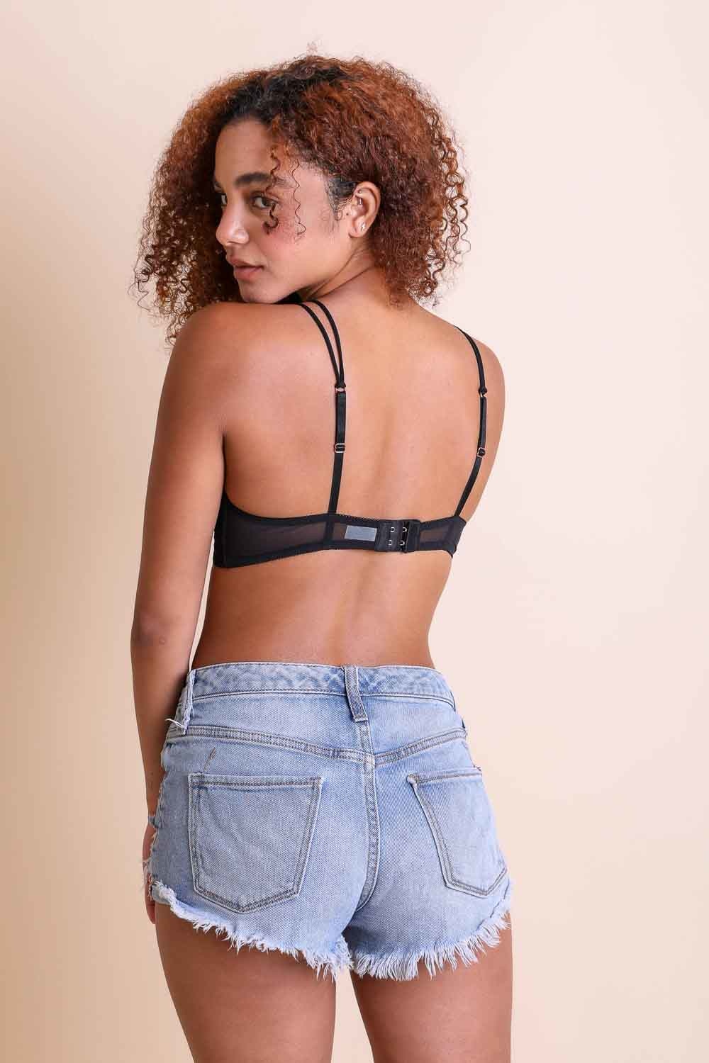 The Daisy Bralette Small / Black