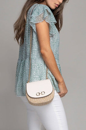 Tiered chiffon blouse Nuvi Apparel 