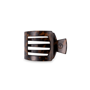 Tortoise Small Flat Square Hair Clip