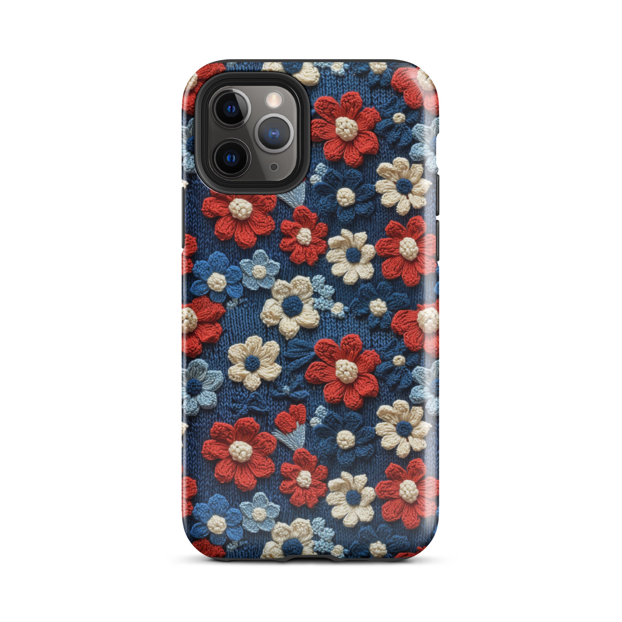 Yarn Flowers Tough Case for iPhone®