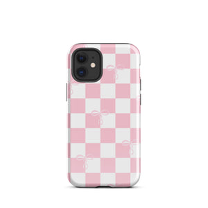 Checkered Bows Tough Case for iPhone®