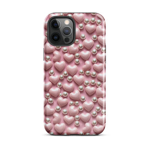 Hearts & Pearls Tough Case for iPhone®