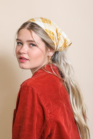 Triangle Flannel Head Scarf Hats & Hair Leto Collection 