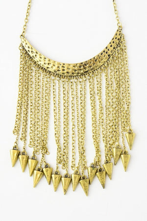 Tribal Tassel Arrow Necklace Jewelry Leto Collection 
