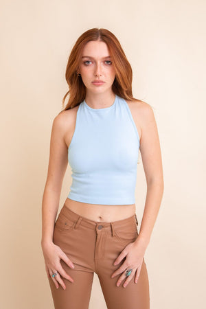 Ultra Comfy Racerback Brami Top Leto Collection XS/S Baby Blue 