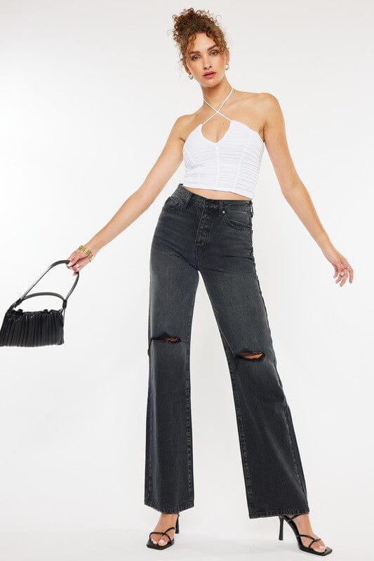Ultra High Rise 90's Flare Jeans Kan Can USA DARK GREY 1/24 