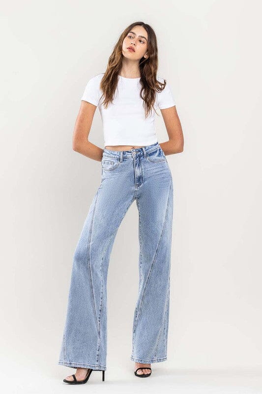 Ultra High Rise Wide Leg Jeans VERVET by Flying Monkey CLEANEST 25 