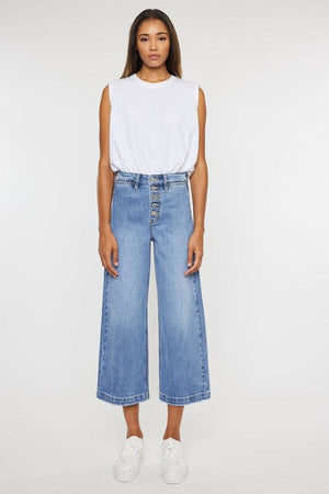 ULTRA HIGH RISE WIDE PANTS-KC9294L Kan Can USA 