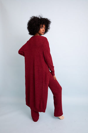 Ultra-soft Boucle Loungewear Set Ponchos Leto Collection 