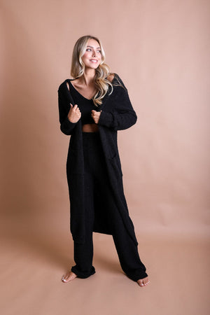 Ultra-soft Boucle Loungewear Set Ponchos Leto Collection 