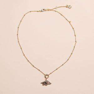 University of Arkansas Charm Necklace