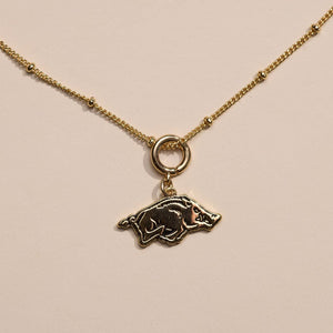 University of Arkansas Charm Necklace