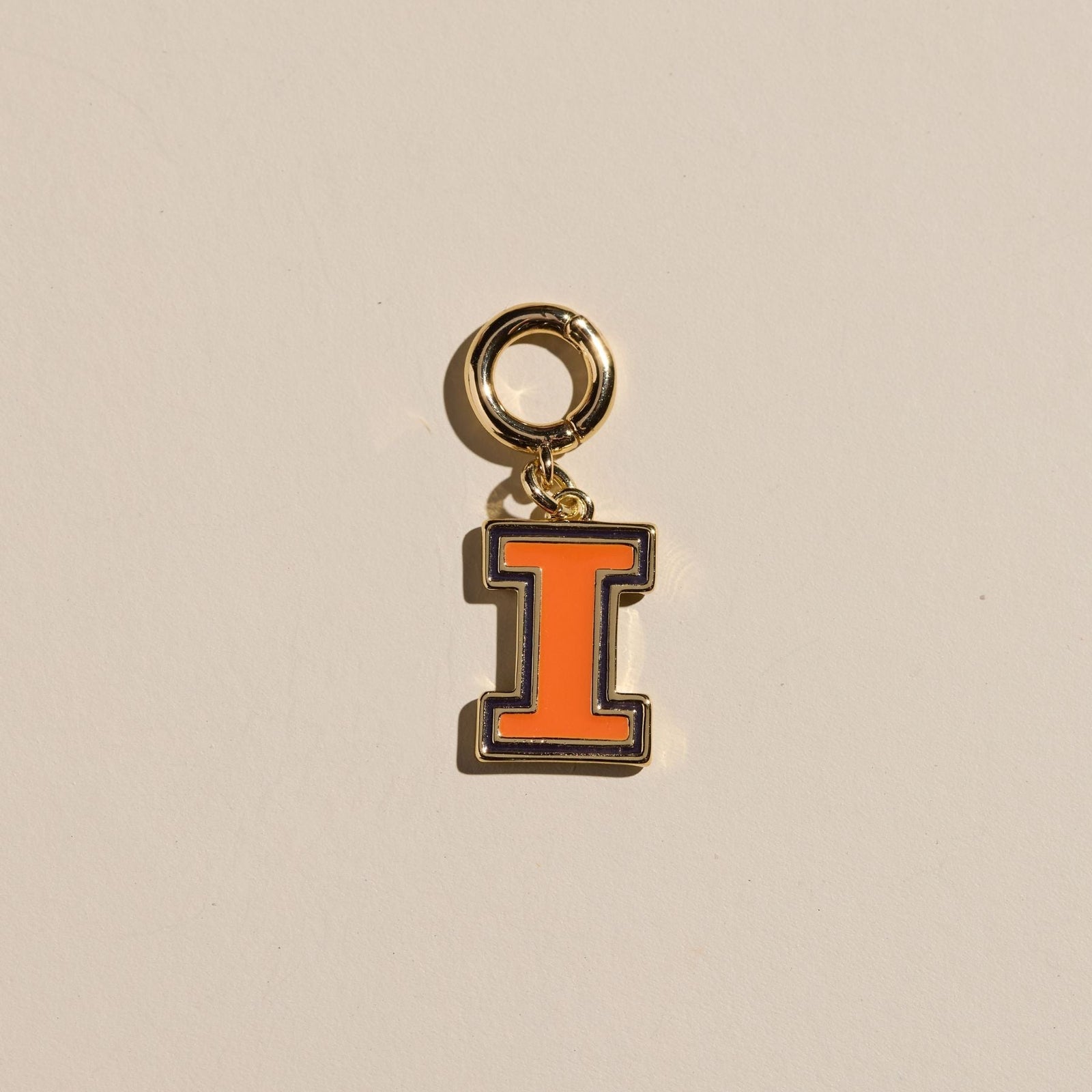 University of Illinois Enamel Charm
